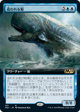 【JPN】■拡張アート■《追われる鯨/Pursued Whale》[M21]