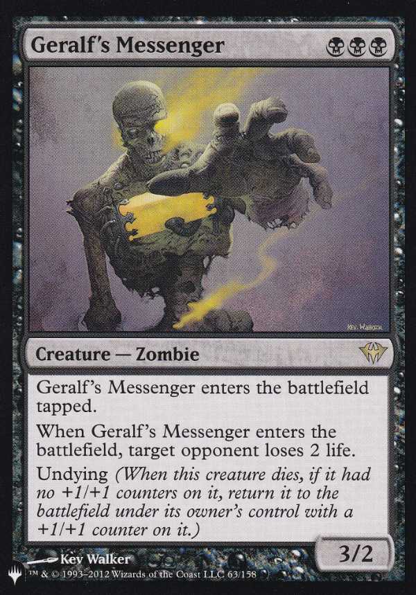 【ENG】《ゲラルフの伝書使/Geralf's Messenger》[PWシンボル付き再版]