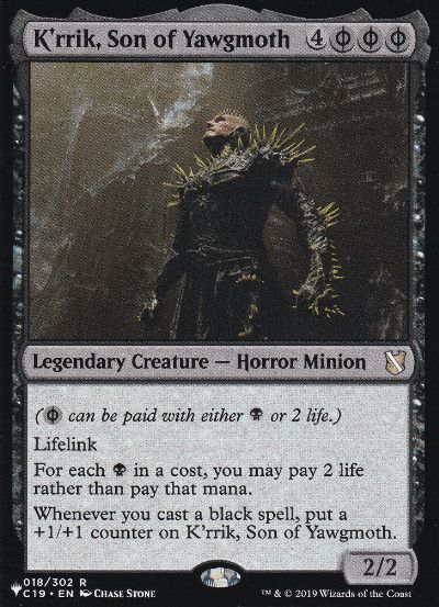 【ENG】《ヨーグモスの息子、ケリク/K'rrik, Son of Yawgmoth》[PWシンボル付き再版]