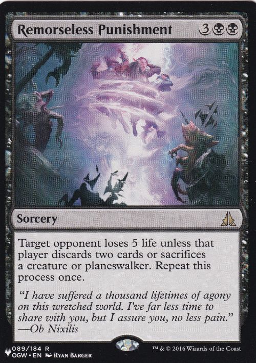 【ENG】《無情な処罰/Remorseless Punishment》[PWシンボル付き再版]