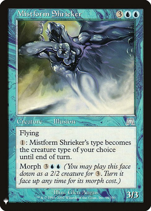 【ENG】《霧衣の金切り魔/Mistform Shrieker》[PWシンボル付き再版]