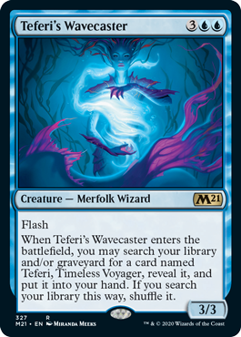 【ENG】《テフェリーの波術師/Teferi's Wavecaster》[M21]