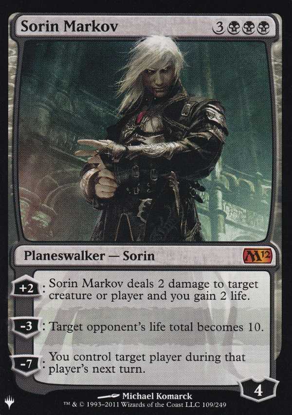 【ENG】《ソリン・マルコフ/Sorin Markov》(M12)[PWシンボル付き再版]