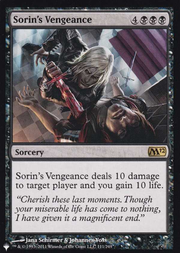 【ENG】《ソリンの復讐/Sorin's Vengeance》[PWシンボル付き再版]