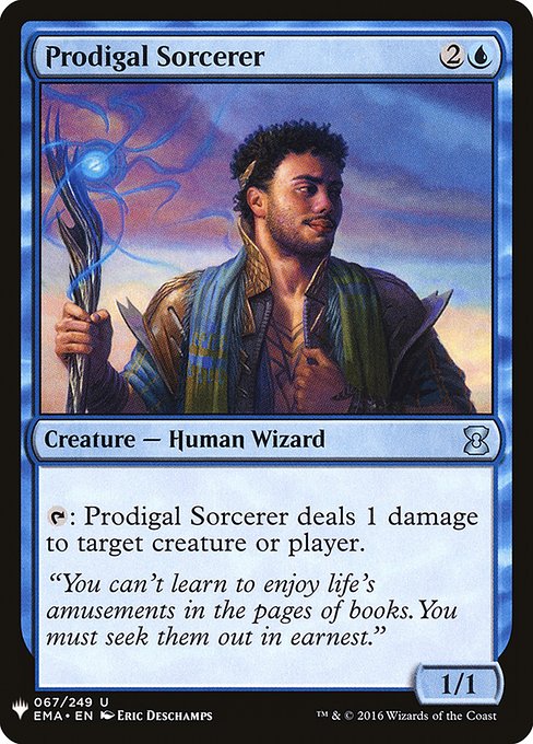 【ENG】《放蕩魔術師/Prodigal Sorcerer》[PWシンボル付き再版]