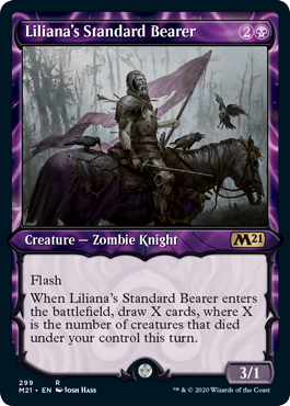 【ENG】■ショーケース■《リリアナの軍旗手/Liliana's Standard Bearer》[M21]