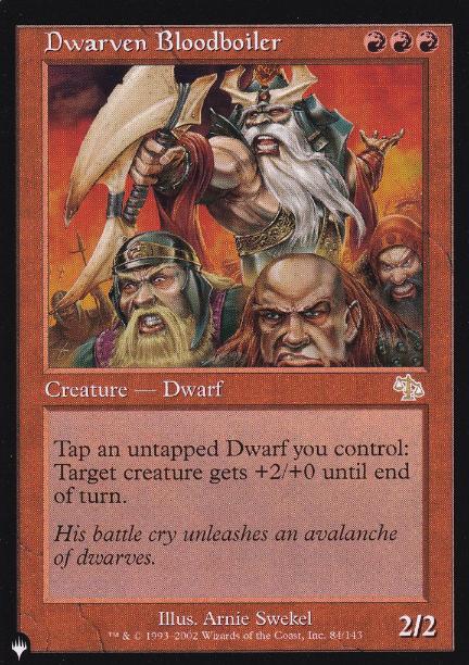 【ENG】《血たぎるドワーフ/Dwarven Bloodboiler》[PWシンボル付き再版]