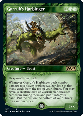 【ENG】■ショーケース■《ガラクの先触れ/Garruk's Harbinger》[M21]