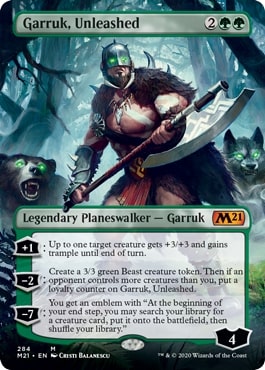【ENG】■ボーダーレス■《解き放たれた者、ガラク/Garruk, Unleashed》[M21]
