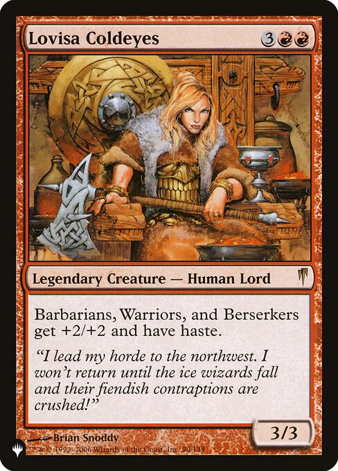 【ENG】《冷眼のロヴィサ/Lovisa Coldeyes》[PWシンボル付き再版]