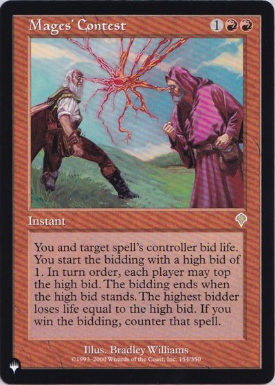 【ENG】《魔道士の競演/Mages' Contest》[PWシンボル付き再版]