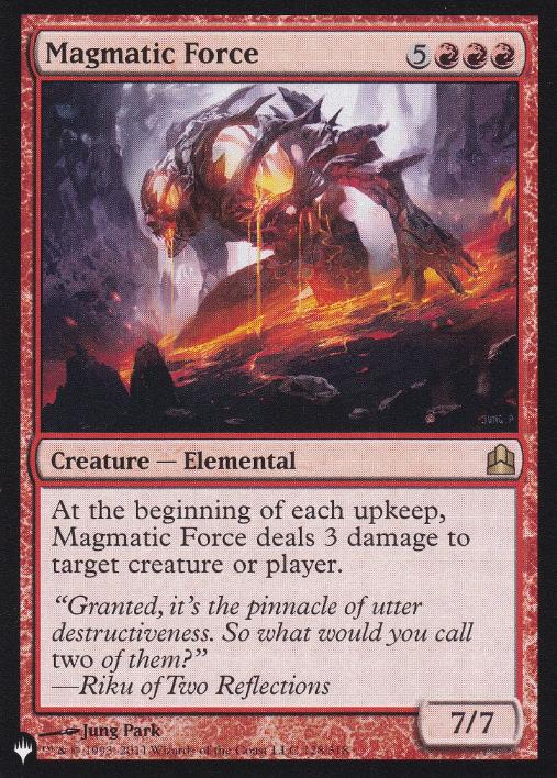 【ENG】《マグマの力/Magmatic Force》[PWシンボル付き再版]