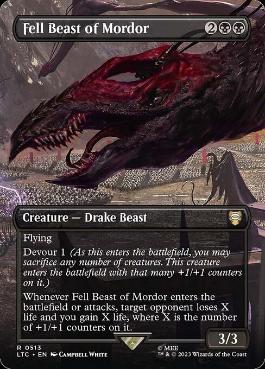 【ENG】■ボーダーレス■《Fell Beast of Mordor》[LTC]