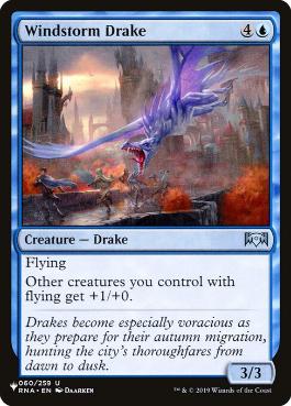 【ENG】《暴風のドレイク/Windstorm Drake》[PWシンボル付き再版]