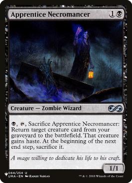 【ENG】《ネクロマンサーの弟子/Apprentice Necromancer》[PWシンボル付き再版]