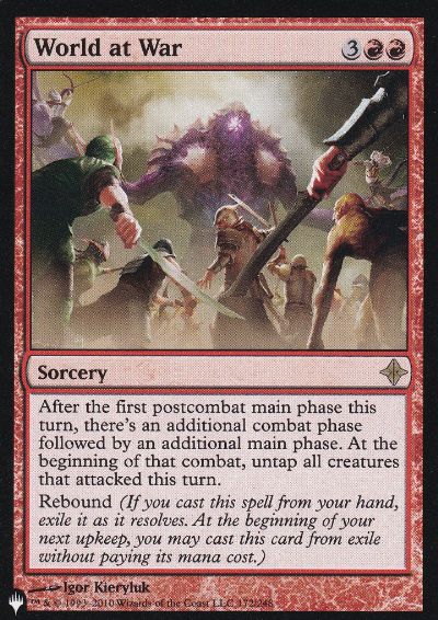 【ENG】《世界大戦/World at War》[PWシンボル付き再版]