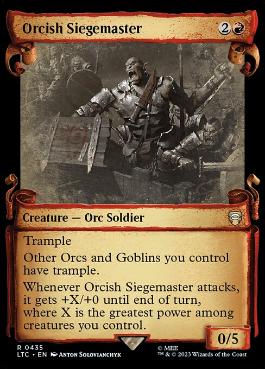 【ENG】■ショーケース■《オークの攻城戦指揮官/Orcish Siegemaster》[LTC]
