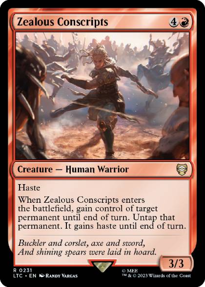 【ENG】《士気溢れる徴集兵/Zealous Conscripts》[LTC]