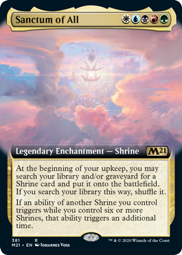 【ENG】【Foil】■拡張アート■《万物の聖域/Sanctum of All》[M21]