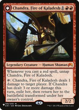 【ENG】《カラデシュの火、チャンドラ/Chandra, Fire of Kaladesh》[PWシンボル付き再版]
