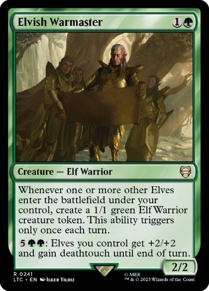 【ENG】《エルフの戦練者/Elvish Warmaster》[LTC]