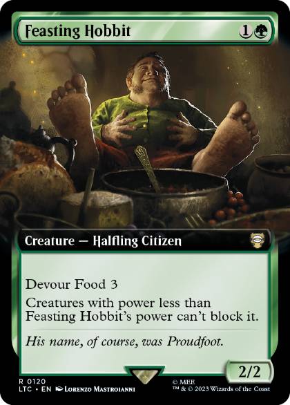【ENG】■拡張アート■《大いに食べるホビット/Feasting Hobbit》[LTC]
