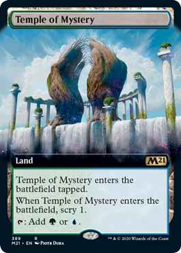 【ENG】【Foil】■拡張アート■《神秘の神殿/Temple of Mystery》[M21]