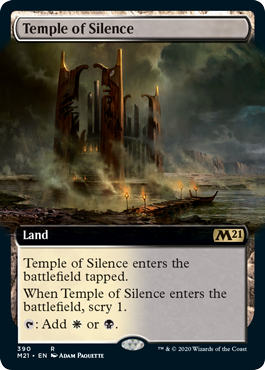 【ENG】【Foil】■拡張アート■《静寂の神殿/Temple of Silence》[M21]