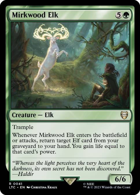 【ENG】《闇の森の大鹿/Mirkwood Elk》[LTC]
