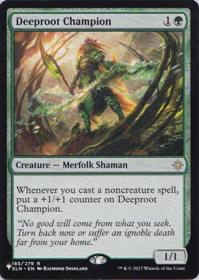 【ENG】《深根の勇者/Deeproot Champion》[PWシンボル付き再版]