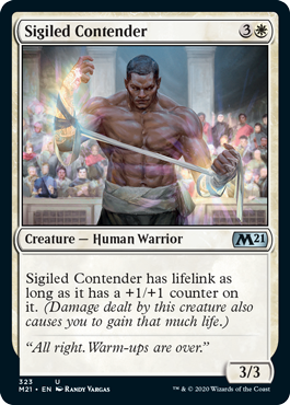 【ENG】《印章持ちの挑戦者/Sigiled Contender》[M21]