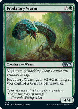 【ENG】《捕食のワーム/Predatory Wurm》[M21]