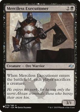 【ENG】《無慈悲な処刑人/Merciless Executioner》[PWシンボル付き再版]