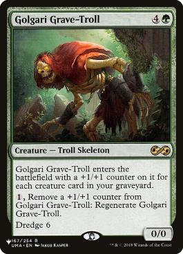 【ENG】《ゴルガリの墓トロール/Golgari Grave-Troll》[PWシンボル付き再版]