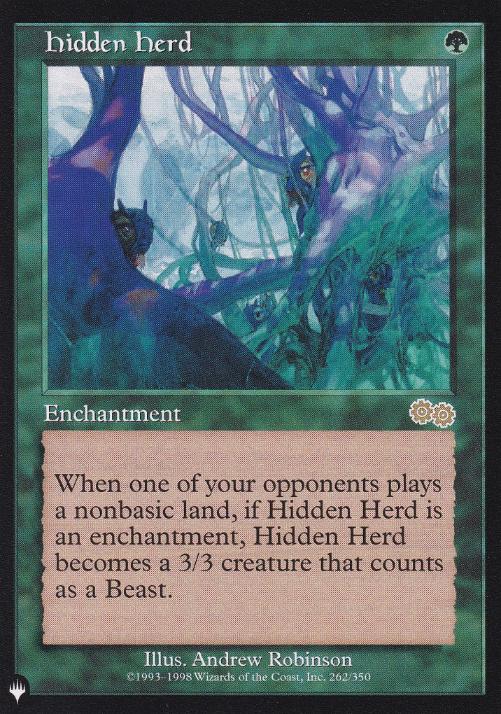 【ENG】《隠れたる獣群/Hidden Herd》[PWシンボル付き再版]