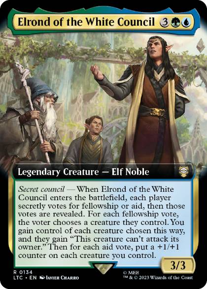 【ENG】■拡張アート■《白の会議のエルロンド/Elrond of the White Council》[LTC]
