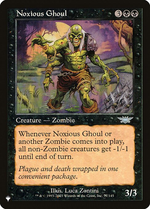 【ENG】《有毒グール/Noxious Ghoul》[PWシンボル付き再版]