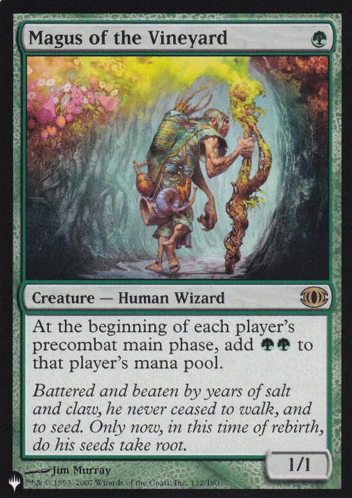 【ENG】《ぶどう園の大魔術師/Magus of the Vineyard》[PWシンボル付き再版]