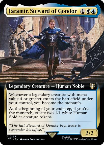 【ENG】■拡張アート■《ゴンドールの執政、ファラミア/Faramir, Steward of Gondor》[LTC]