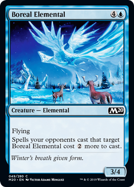 【ENG】【Foil】《北方の精霊/Boreal Elemental》[M20]