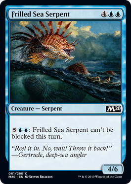 【ENG】【Foil】《大襞海蛇/Frilled Sea Serpent》[M20]