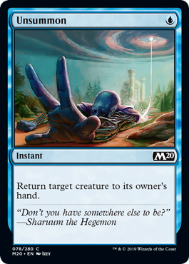 【ENG】【Foil】《送還/Unsummon》[M20]