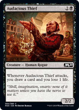 【ENG】【Foil】《大胆な盗人/Audacious Thief》[M20]