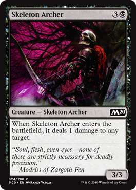 【ENG】《骸骨射手/Skeleton Archer》[M20]