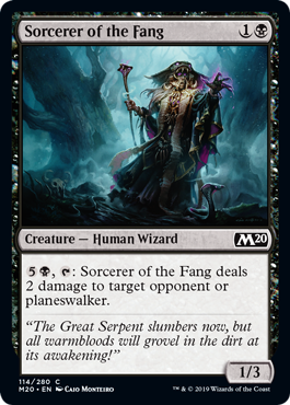 【ENG】【Foil】《牙の魔術師/Sorcerer of the Fang》[M20]