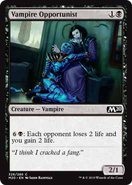 【ENG】【Foil】《日和見吸血鬼/Vampire Opportunist》[M20]