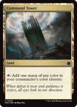 【ENG】【Foil】《統率の塔/Command Tower》[FDC]