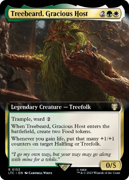 【ENG】■拡張アート■《親切にもてなす者、木の鬚/Treebeard, Gracious Host》[LTC]