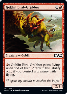 【ENG】【Foil】《ゴブリンの鳥掴み/Goblin Bird-Grabber》[M20]