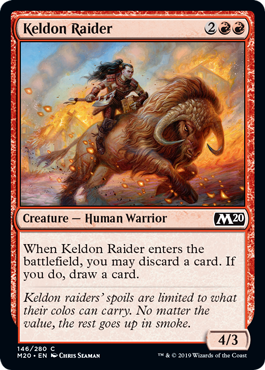 【ENG】【Foil】《ケルドの略奪者/Keldon Raider》[M20]